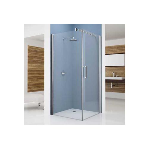 Douche zijwand 870-900x1950mm Wit transparant (novellini) (8